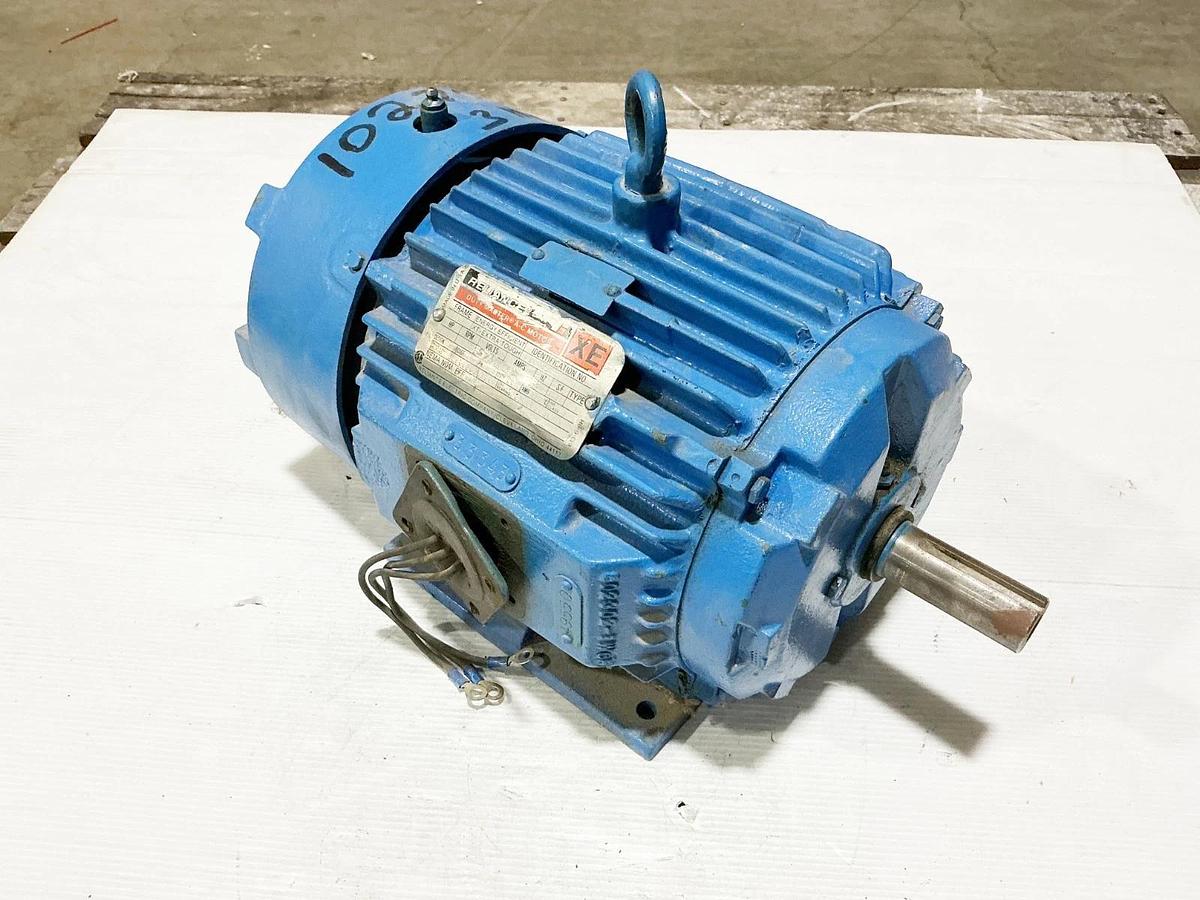 Used Reliance P18C3345C RC Electric Motor 3HP 575V 3520RPM 7.3A 182T