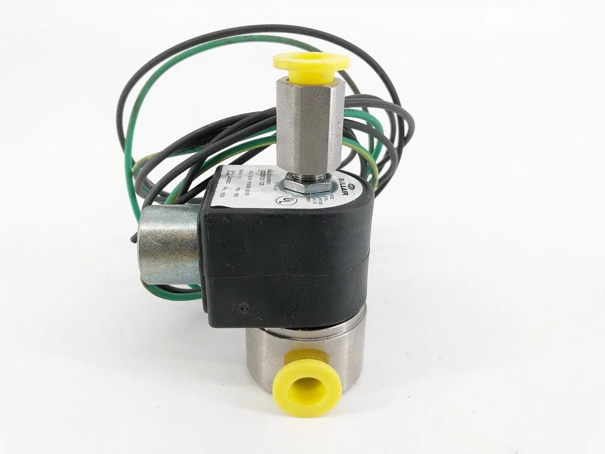New Sullair 02250125-705 Solenoid Valve 3-Way 110/120V 10W 150psi