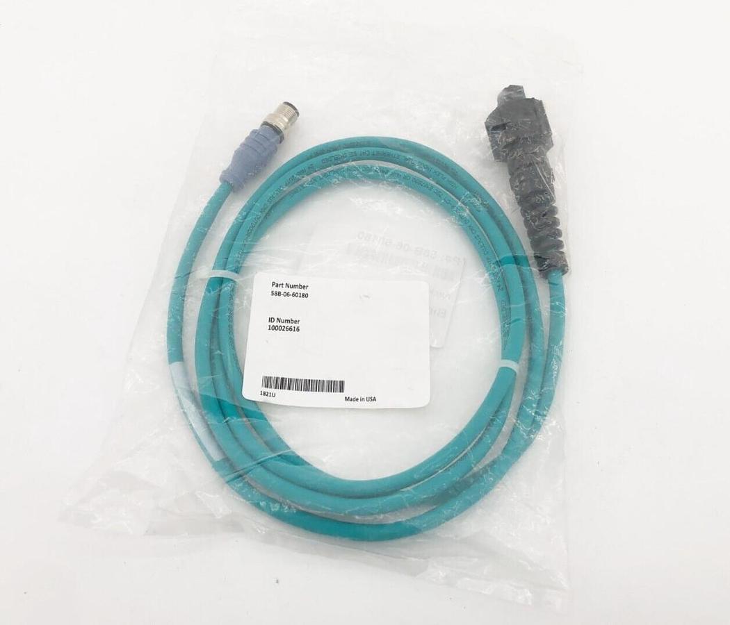 New Turck 58B-06-60180 Ethernet Cable 8-Pin Male 5FT. 100026616