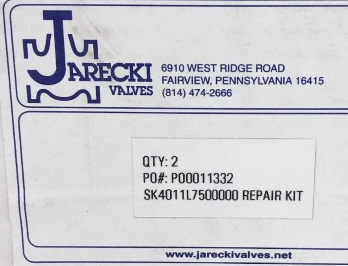 Box of 2 New Jarecki Valves SK4011L7500000 Repair Kits