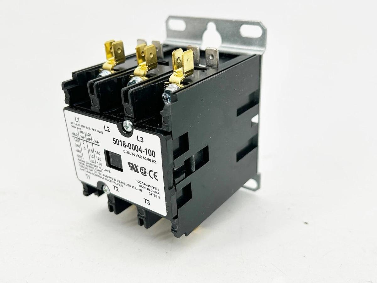 New Dayton 1VEH2 Relay 3 Pole 30 Amp 5018-0004-100