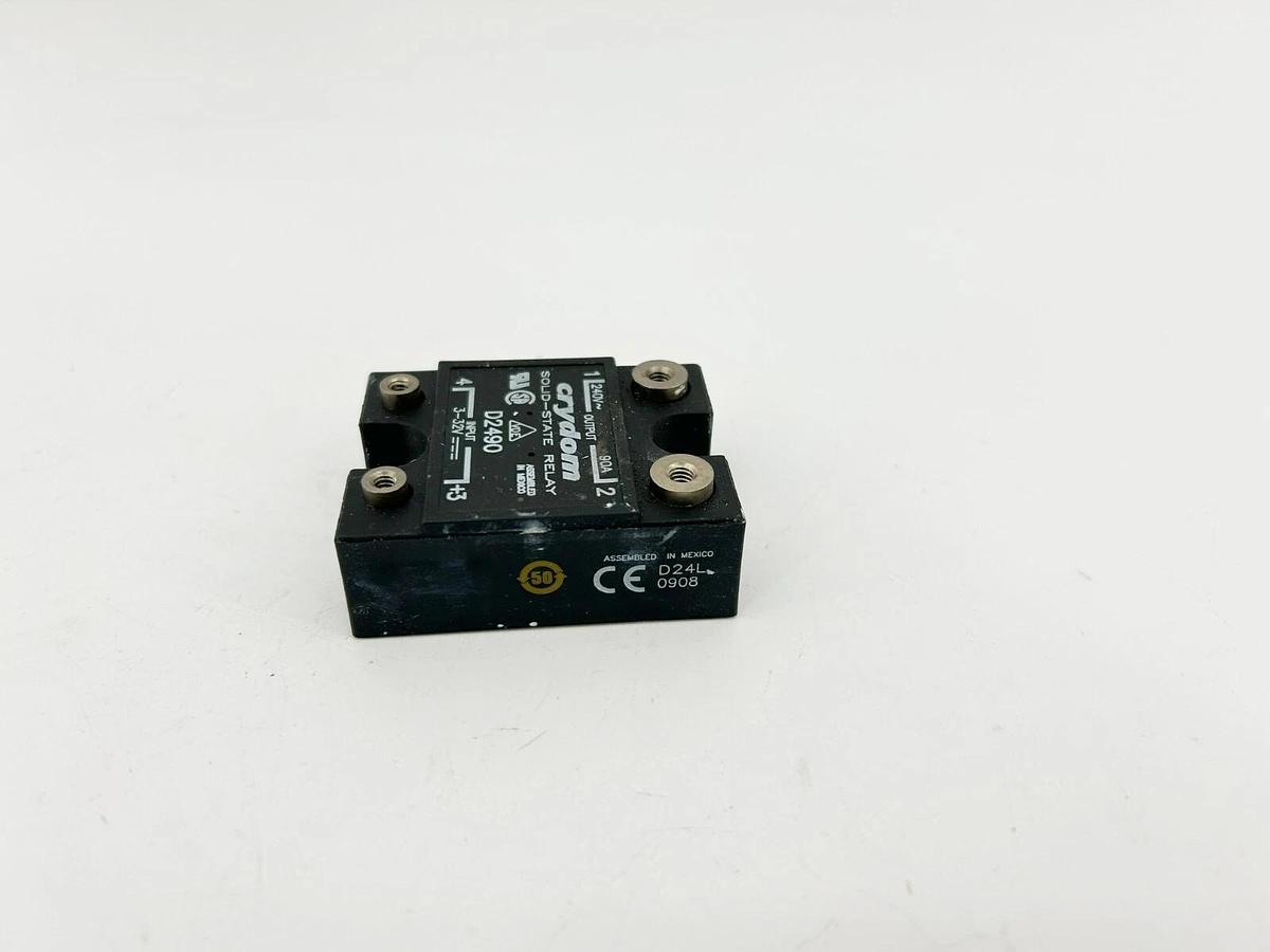 Used Crydom D2490 Solid State Relay, 3-32VDC