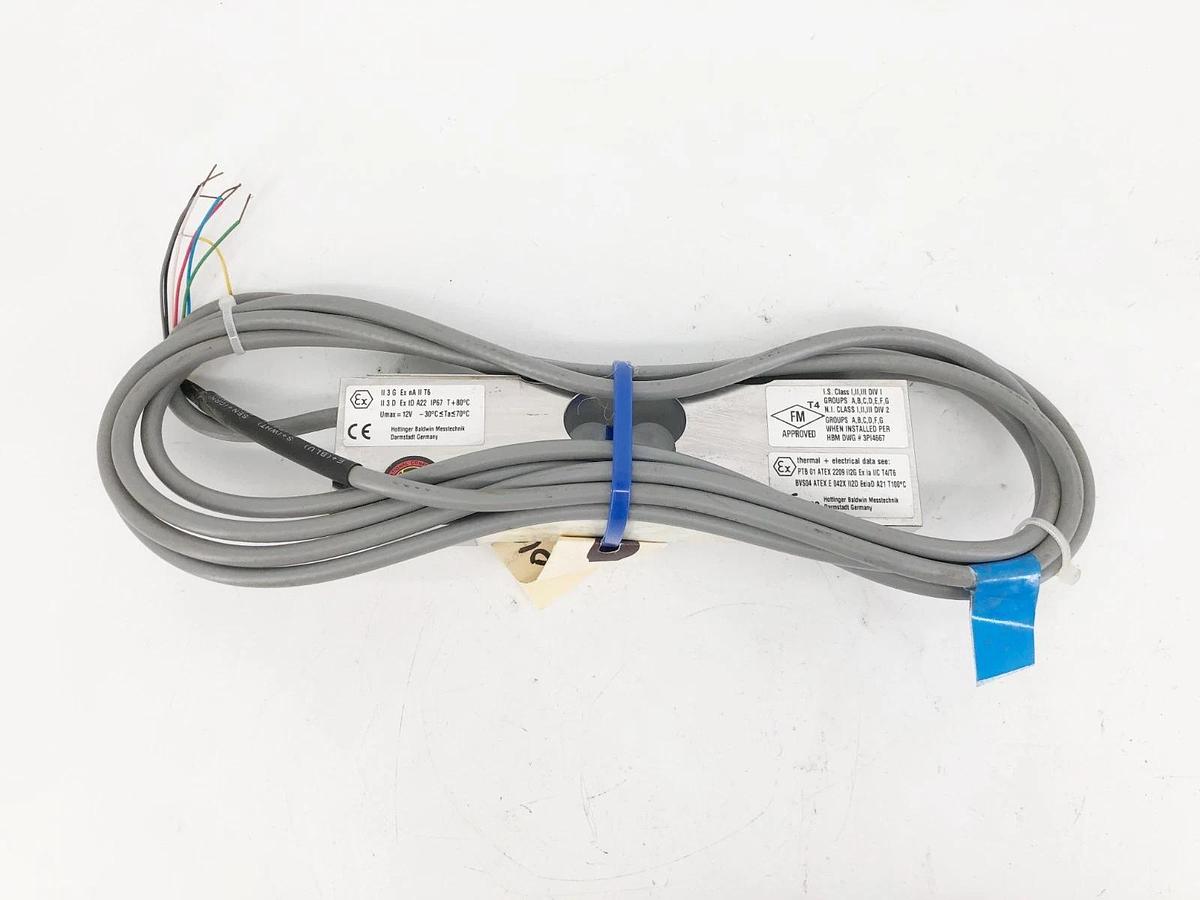 New HBM PW15BC3MR 100kg Load Cell SLP535-100KG-3m - No Box