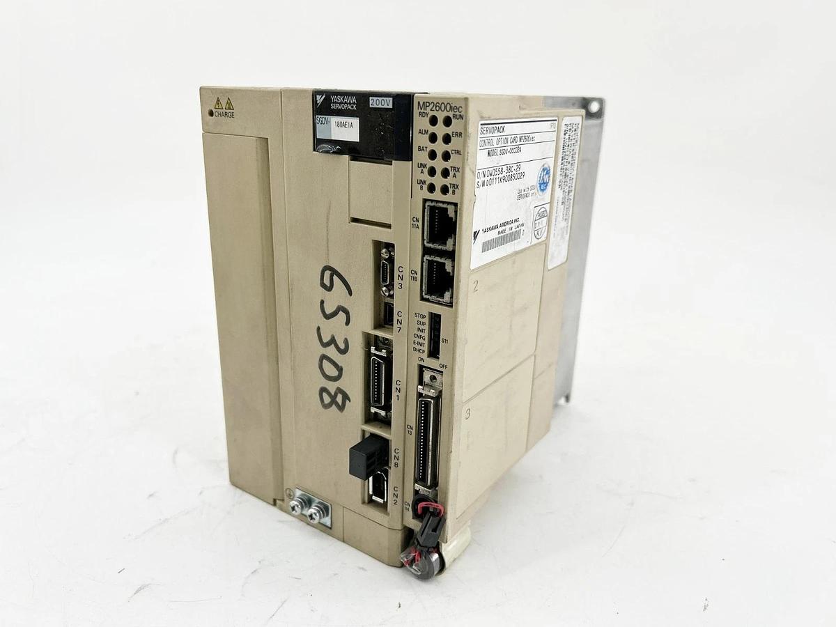 Used Yaskawa SGDV-180AE1A000000300 Sigma Logic Servo Amplifier 2kW 200V