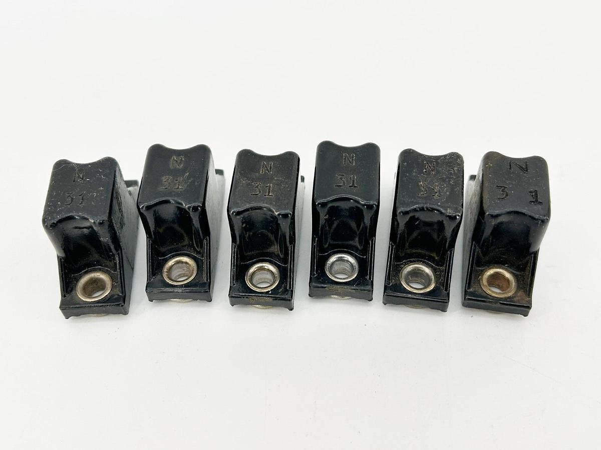 Used Lot of 6 Allen Bradley N31 Overload Heater Elements N Seires
