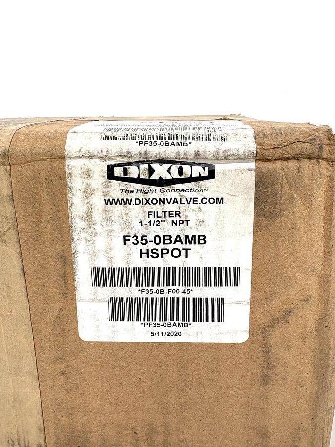 Used New Dixon F35-0BAMB Wilkerson FRL Jumbo Airline Filter 1-1/2" NPT 150PSIG Max