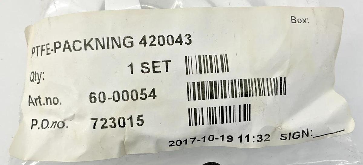 New Dieffenbacher 420043 Seal Kit White PTFE-PACKNING 00-0100-05-75-21