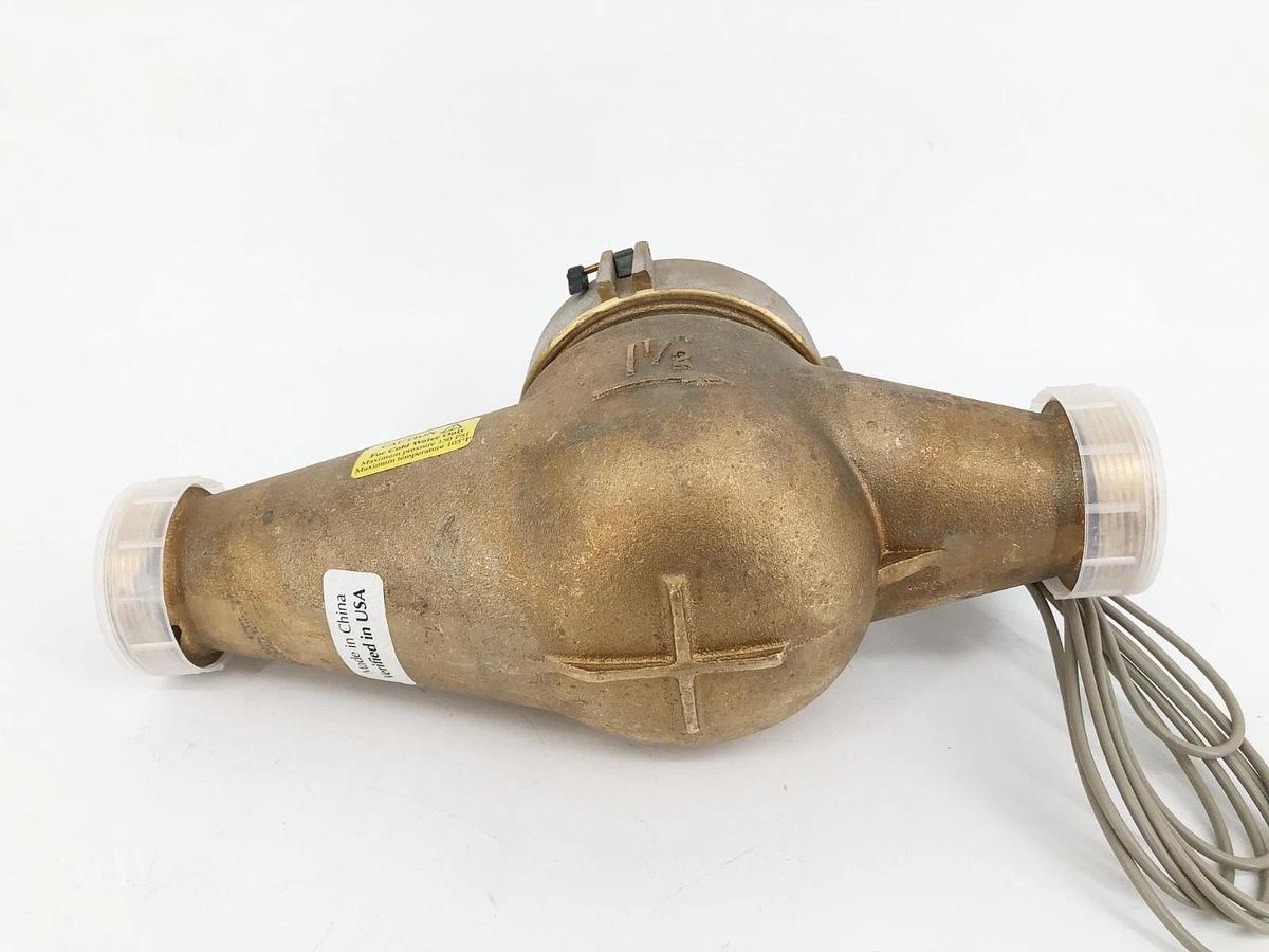 New SeaMetrics MJNR-150-100G Flow Meter 1-1/2" (Minor Cosmetic Damage)