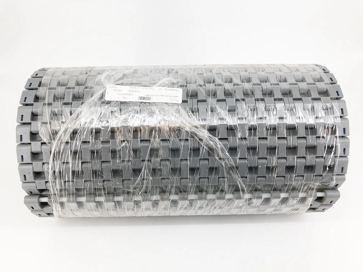 New Intralox 18598 Flat Top Acetal Grey Series 1400 18" W x 8.8 FT. - No Box