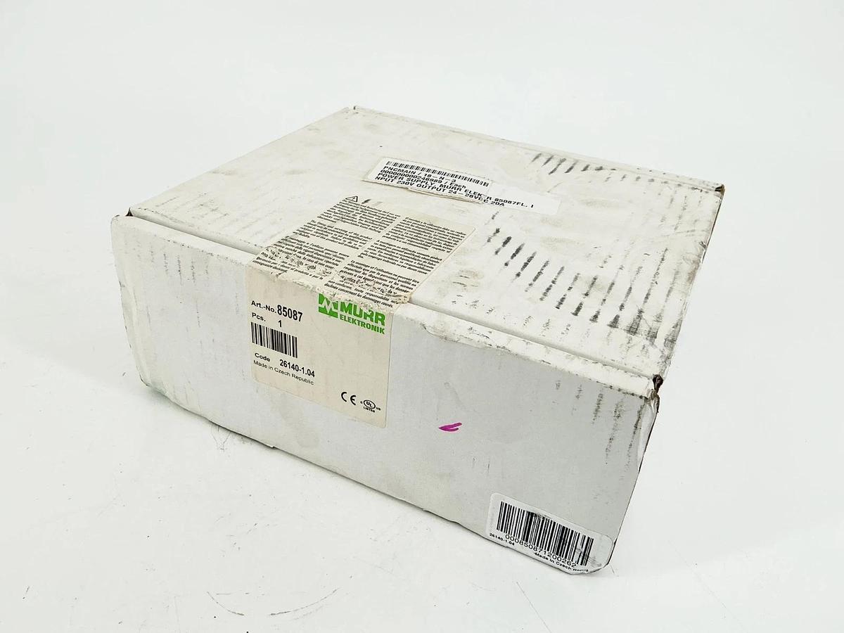 New Murr Elektronik 85087 Power Module 1PH 230/24V 26140-1.04 - Sealed Box