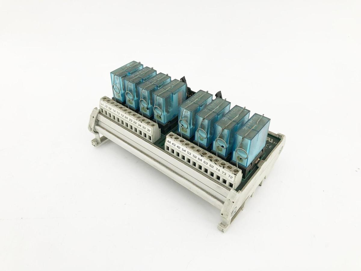 Used Automation Direct ZL-CM08RL24 Ziplink Relay Module 24VDC 8 Ch. 8 LED