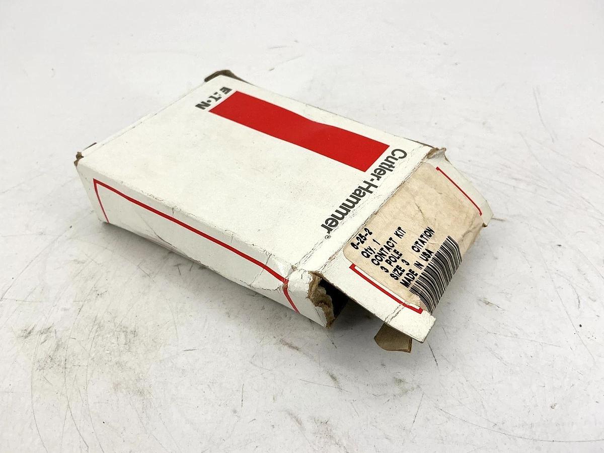 New Eaton Cutler-Hammer 6-25-2 Contact / Assembly Kit 3-Pole Size 3 Citation