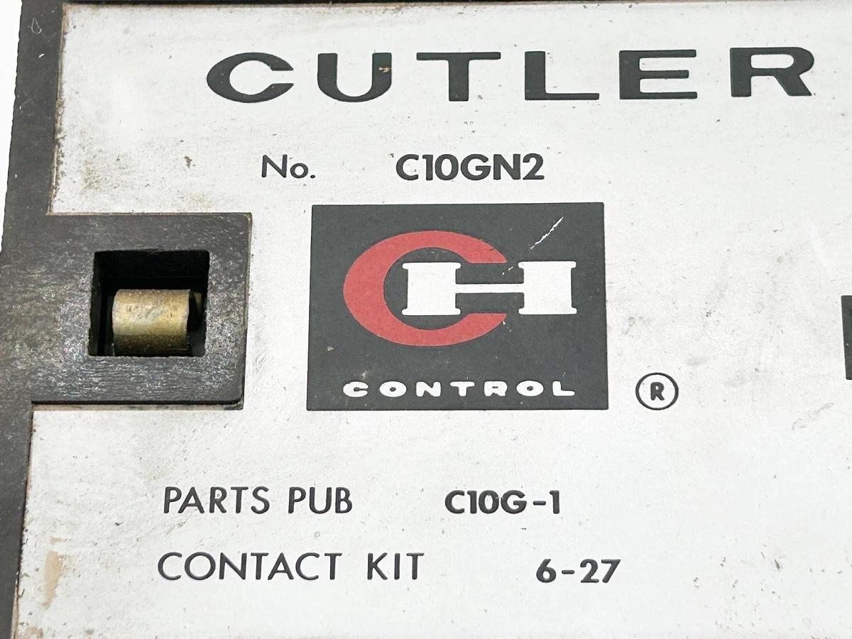 Used Cutler Hammer C10GN2 Contactor NEMA Size 5 270A 600V 50/60Hz