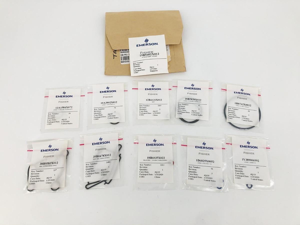New Fisher Emerson 19B5402X012 Elastomer Kit DVC6000