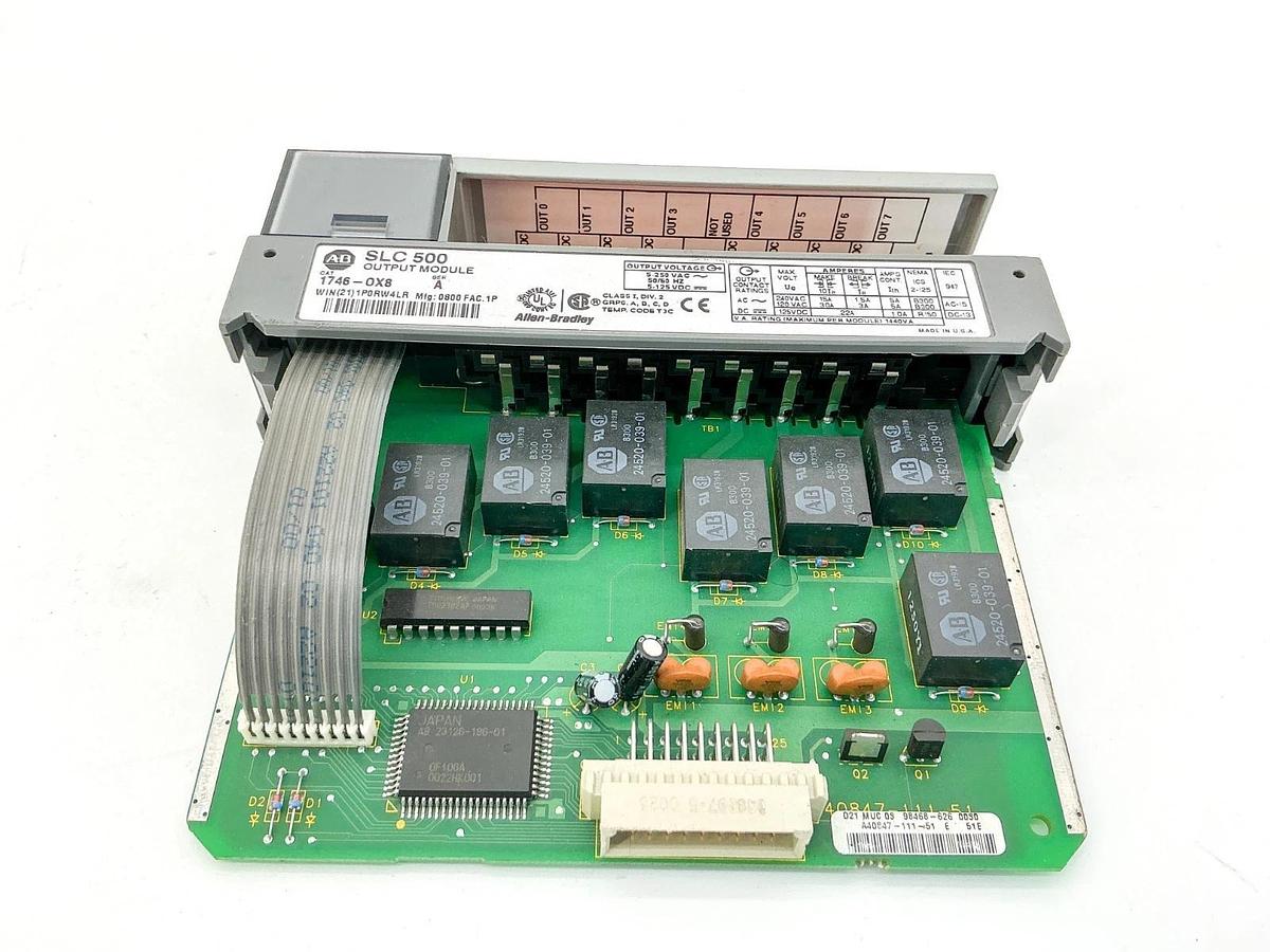 Used Allen Bradley 1746-OXB SLC500 Output Module PLC 250V 30A Ser.A
