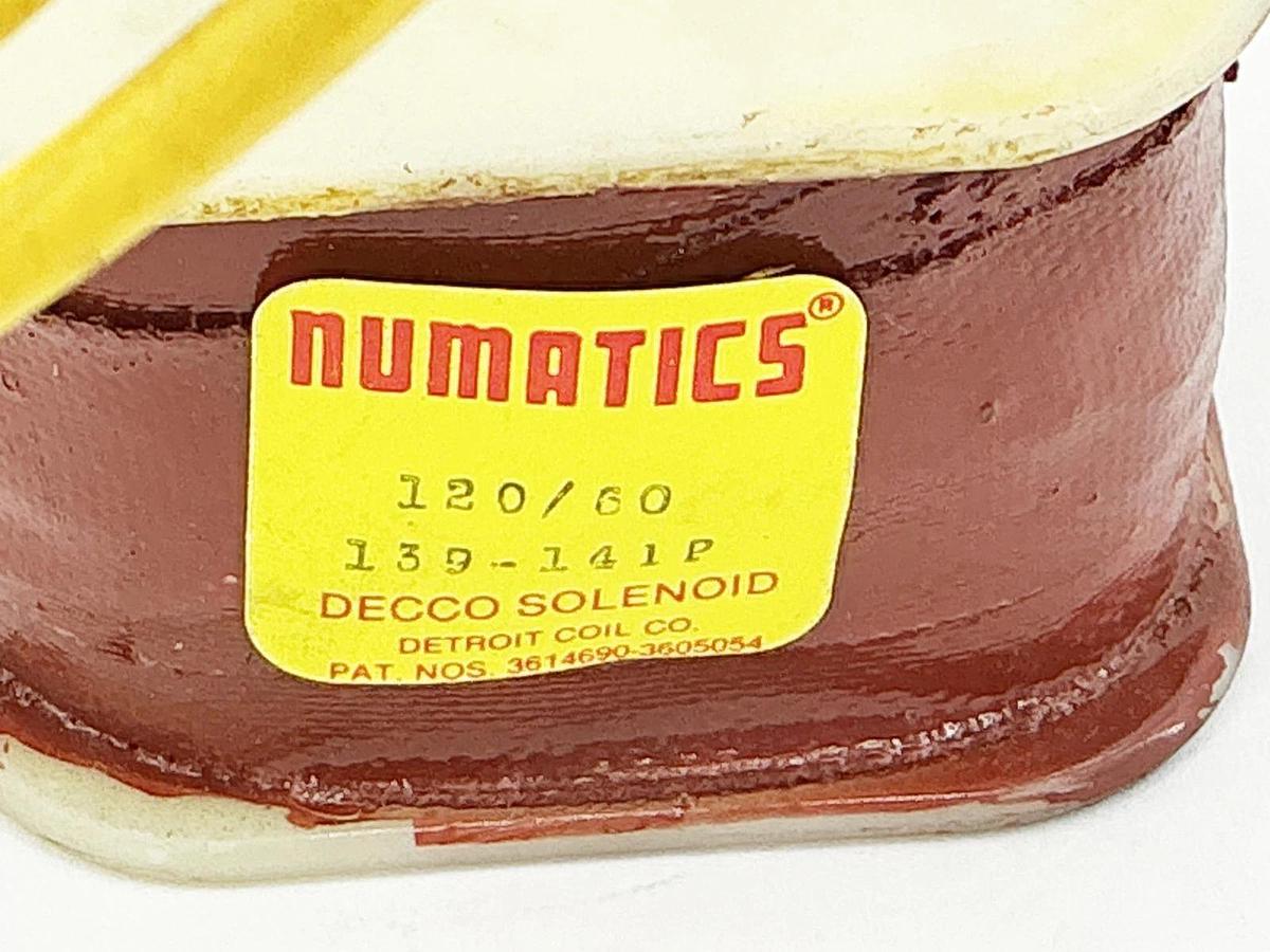 New Numatics 139-141P Solenoid Coil 120V 60Hz - No Box
