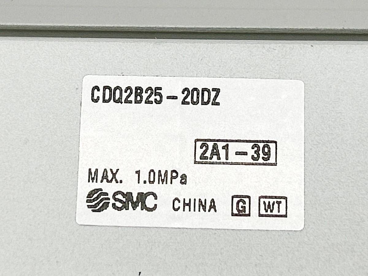 New SMC CDQ2B25-20DZ Pneumatic Cylinder Max 1.0MP
