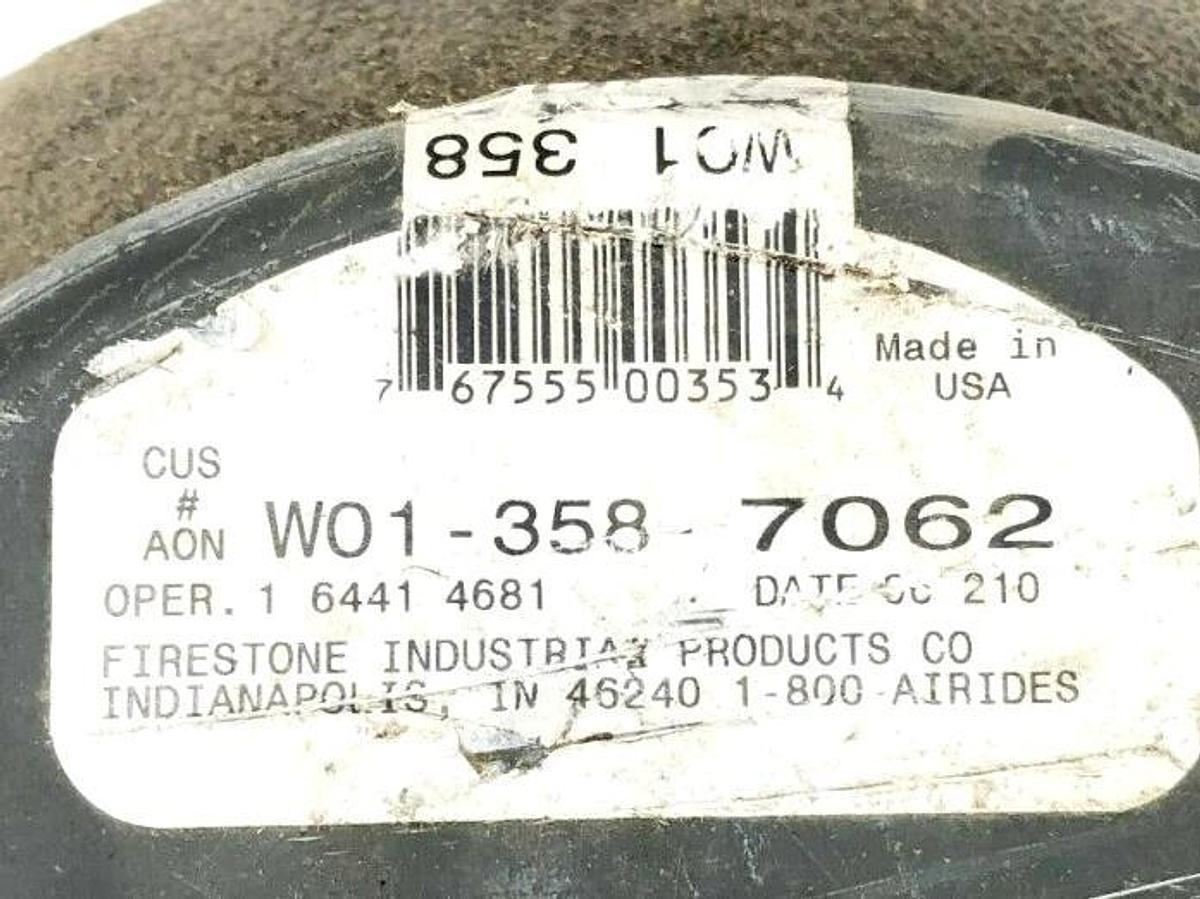 New Firestone W01-358-7062 Double Convoluted Airspring 1/4" NPT