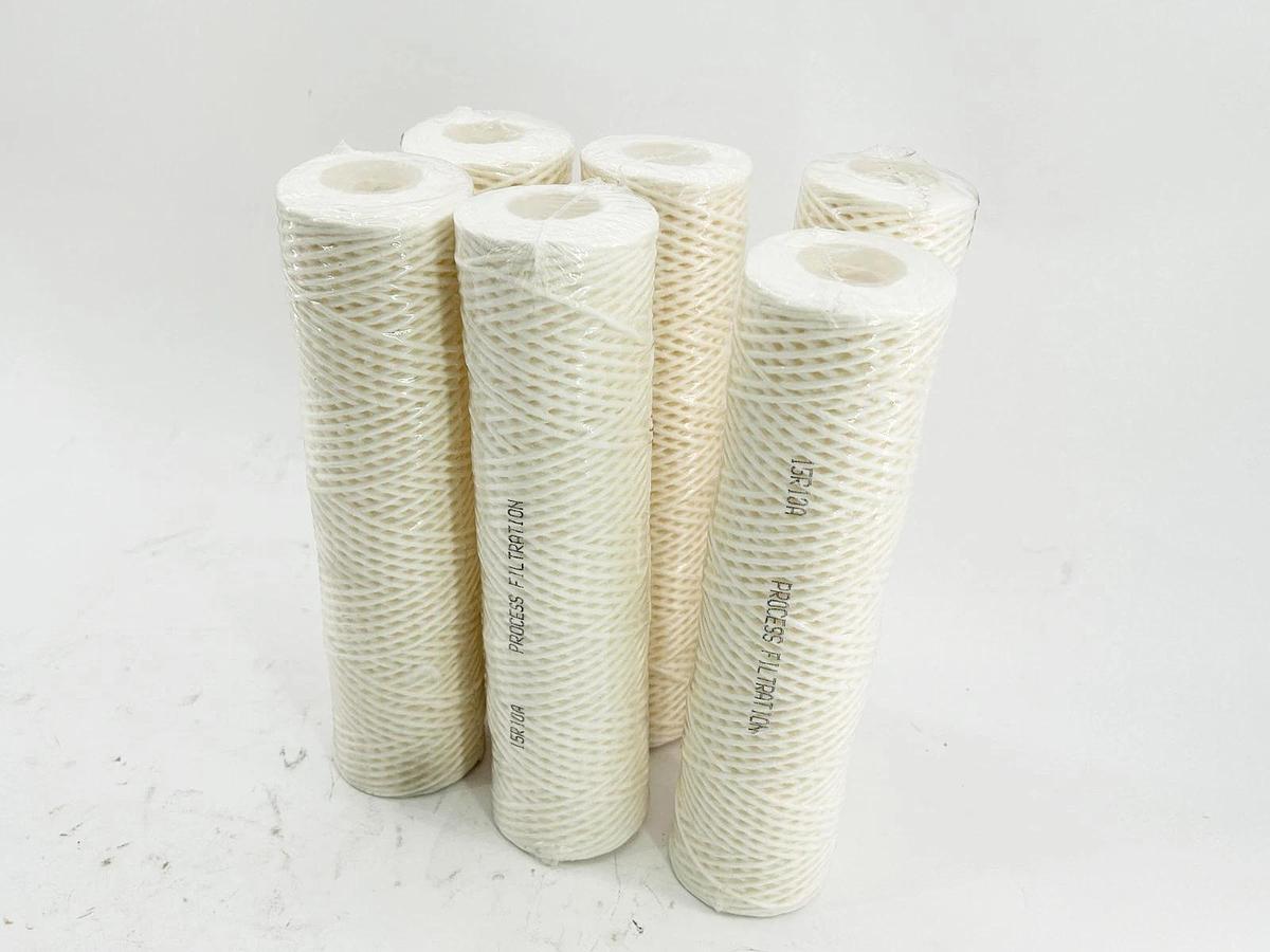 New Lot of 6 15R10A Plumbing Cartridge Filter 2-1/2" OD 10" 20 Micro