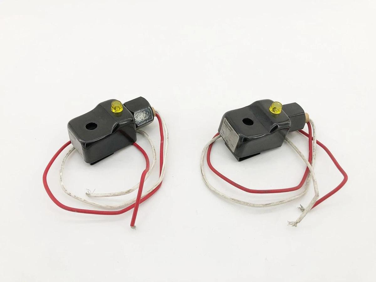 Used Lot of 2 Schrader Bellows AB4 Coils 24VDC 2.5W