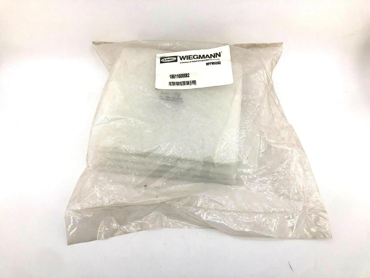 Lot of 5 New Hubbell WPFM50/60 Filters, 18611600082