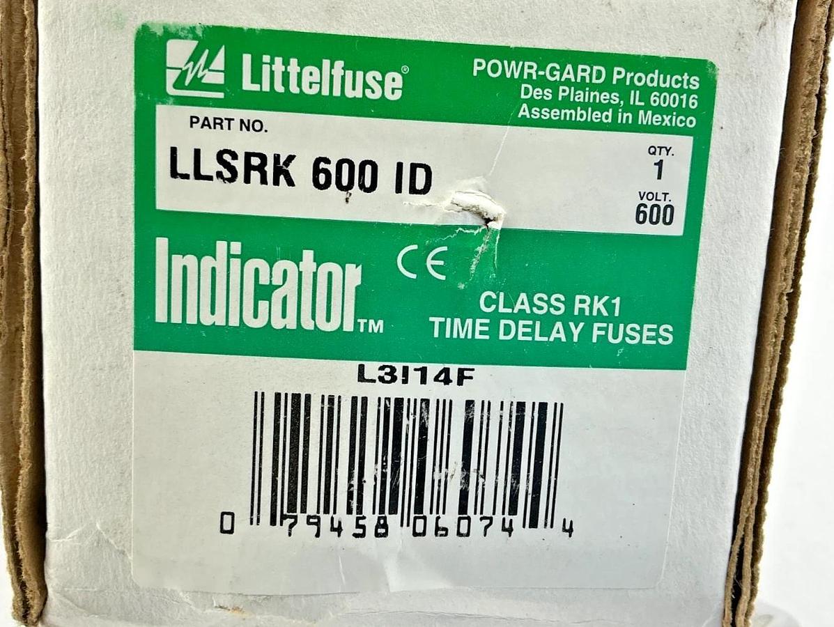 New Littelfuse LLSRK-600-ID Indicator Dual Element Class RK1 Fuse 600A 600V