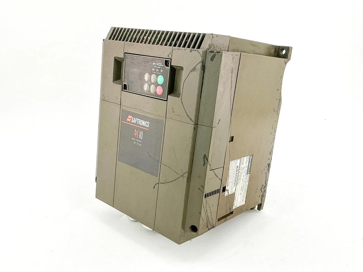 Used Saftronics PC104010-9 AC Drive 3PH 480V 27.9A 50/60HZ PC10E1ST34010A1