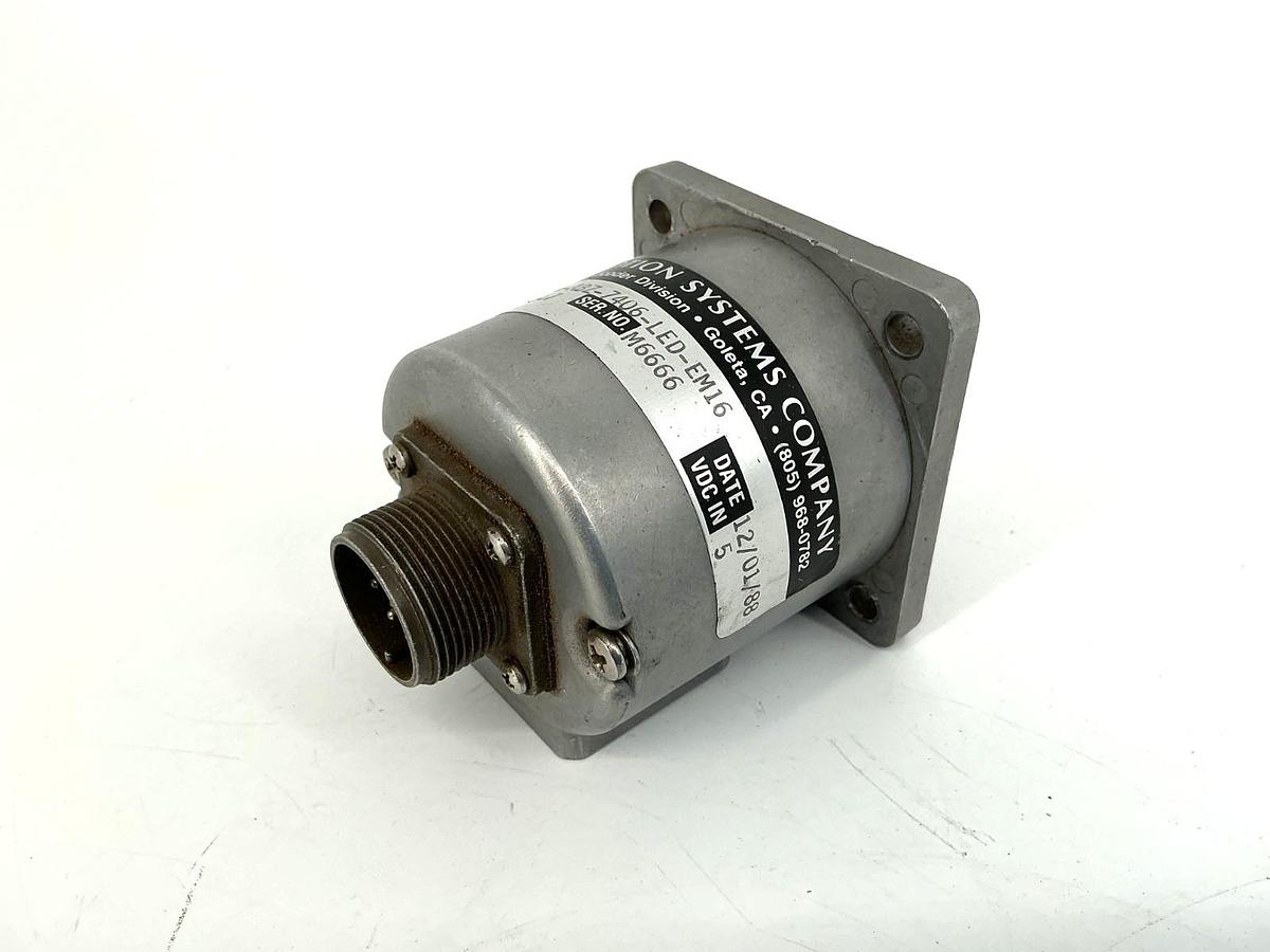 Used BEI H25D-SS-500-ABZ-7406-LED-EM16 Encoder 7 Pin
