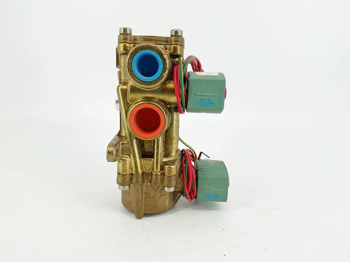 New Asco 8344G54 24VDC 4-Way Solenoid Valve 10-125PSI 3/4" Pipe 10.6W - No Box