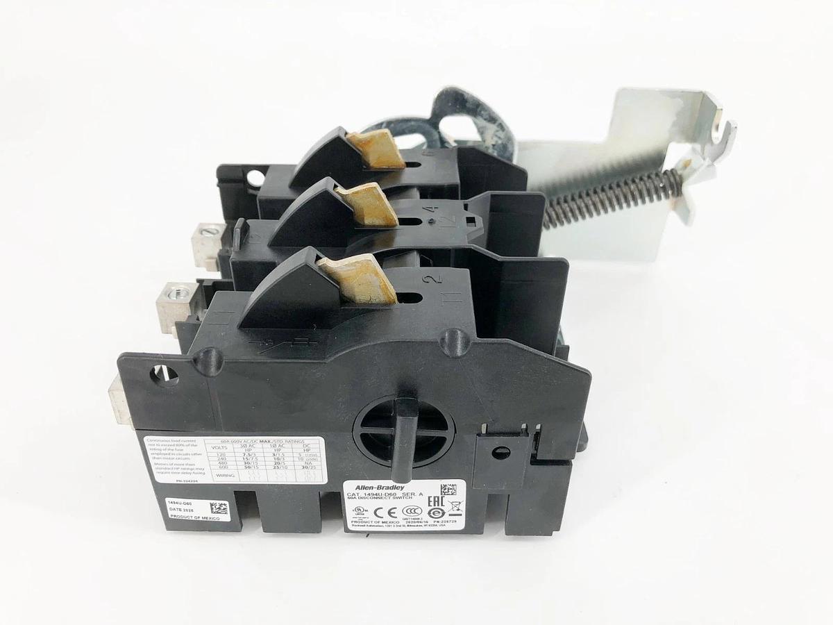 New Allen Bradley 1494U-D60 Disconnect Switch 60A 600V 3 Phase