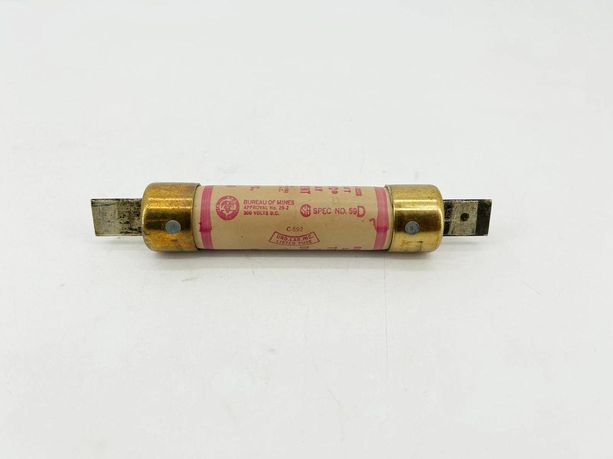 Used Lot of 3 Shawmut TRS80 Time Delay Fuses 80A 600VAC/300VDC