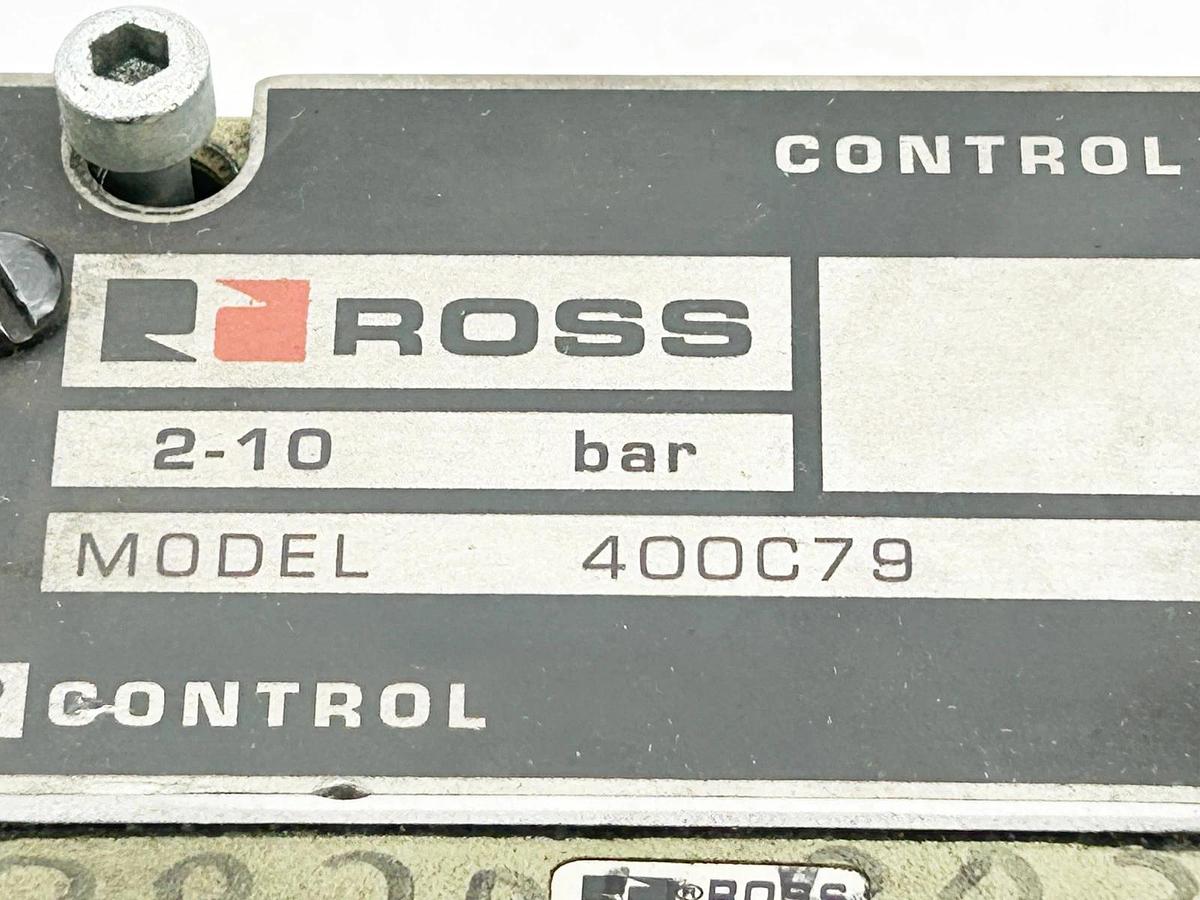 Used Ross Controls 400C79 Control Valve 10Bar 120V 50/60Hz
