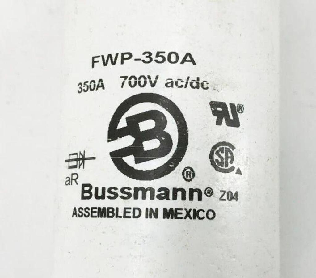 New Bussmann FWP-350A Semiconductor Fuse 350A 700VAC/DC