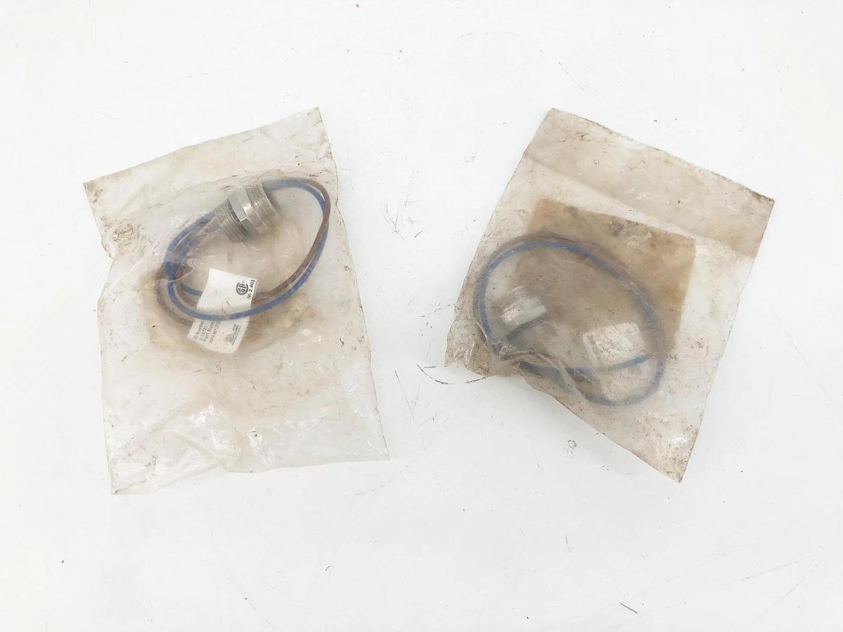 Lot of 2 New Turck RSFV 49T-0.3M Single Ended Cordsets 0.3m U-18721