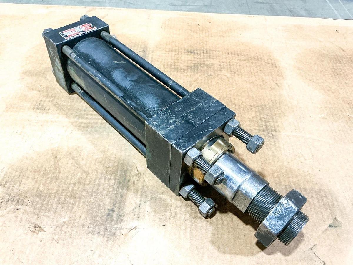 Used Parker Hannifin TB-2H28 Pneumatic Cylinder 3000PSI 6” Stroke 2-1/2” Bore