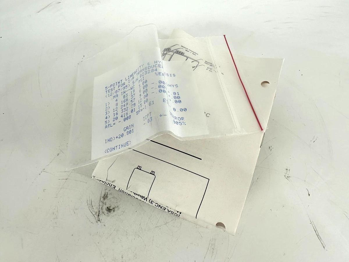 New Brandt Pi-CPT2130 Pressure Transducer Input 4-20mA Output 3-15 PSIG