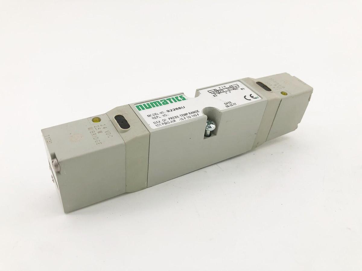 New Numatics 92268U Solenoid Valve 24VDC 2.5W - No Box