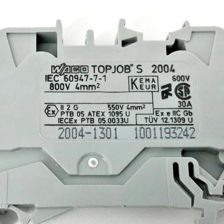 Lot of 8 New Wago IEC 60947-7-1 Terminal Blocks 800V 30A - No Box