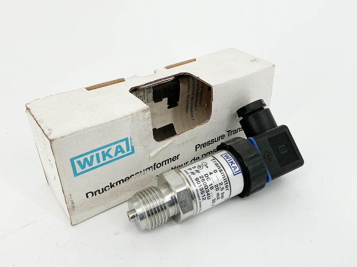 New Wika 9013512 Pressure Transmitter 2.5Bar 20mA 30V