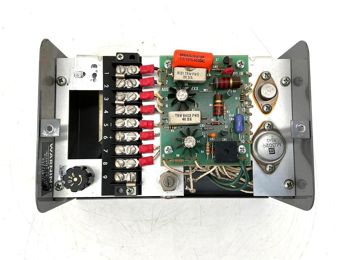 Used Warner Electric MCS-805-2 Power Supply 0.4A 115-230VAC 50VA 50/60HZ