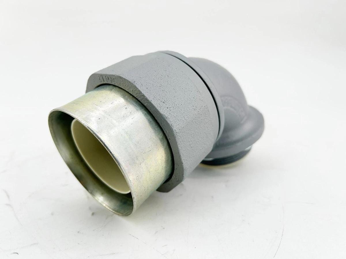 New Appleton STNM-90200 Connector 2" Mall Iron 90 Deg Liquidtight