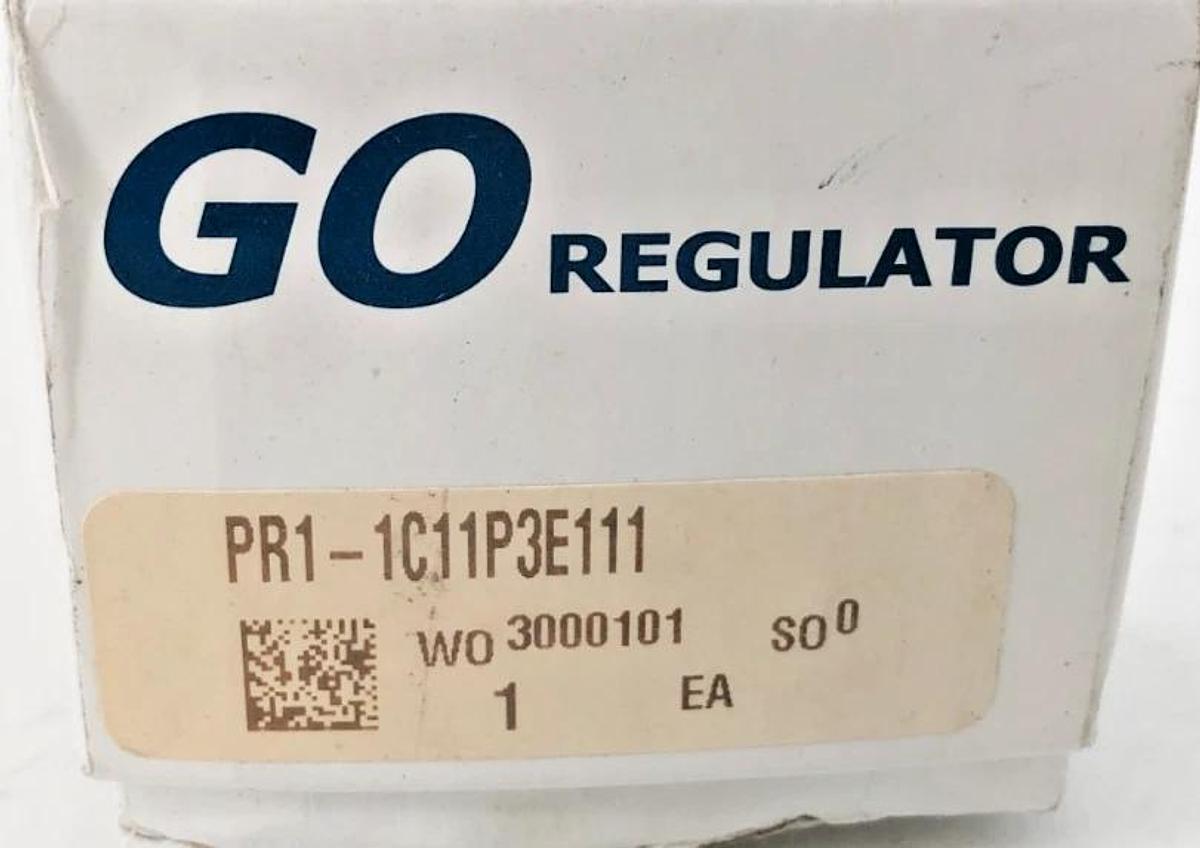 New Go Regulator PR1-1C11P3E111 Pressure Reducing Regulator 0-50 PSI 1/4" FNPT