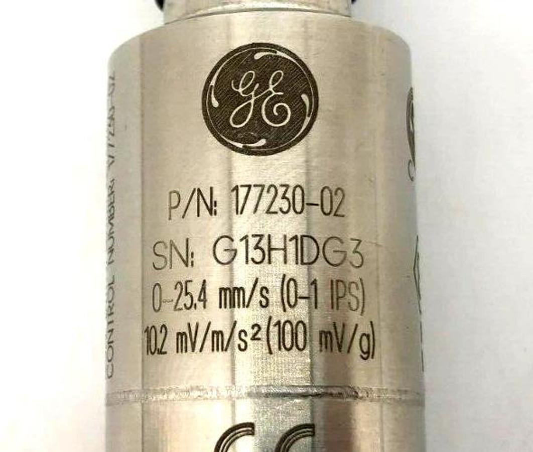 New GE General Electric 177230-02 Seismic Transmitter 4-20MA Loop Powered Rev. B