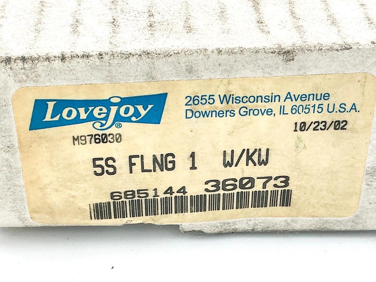 New Lovejoy 5S FLNG 1 W/KW Coupling Flange 1" Bore 685144-36073