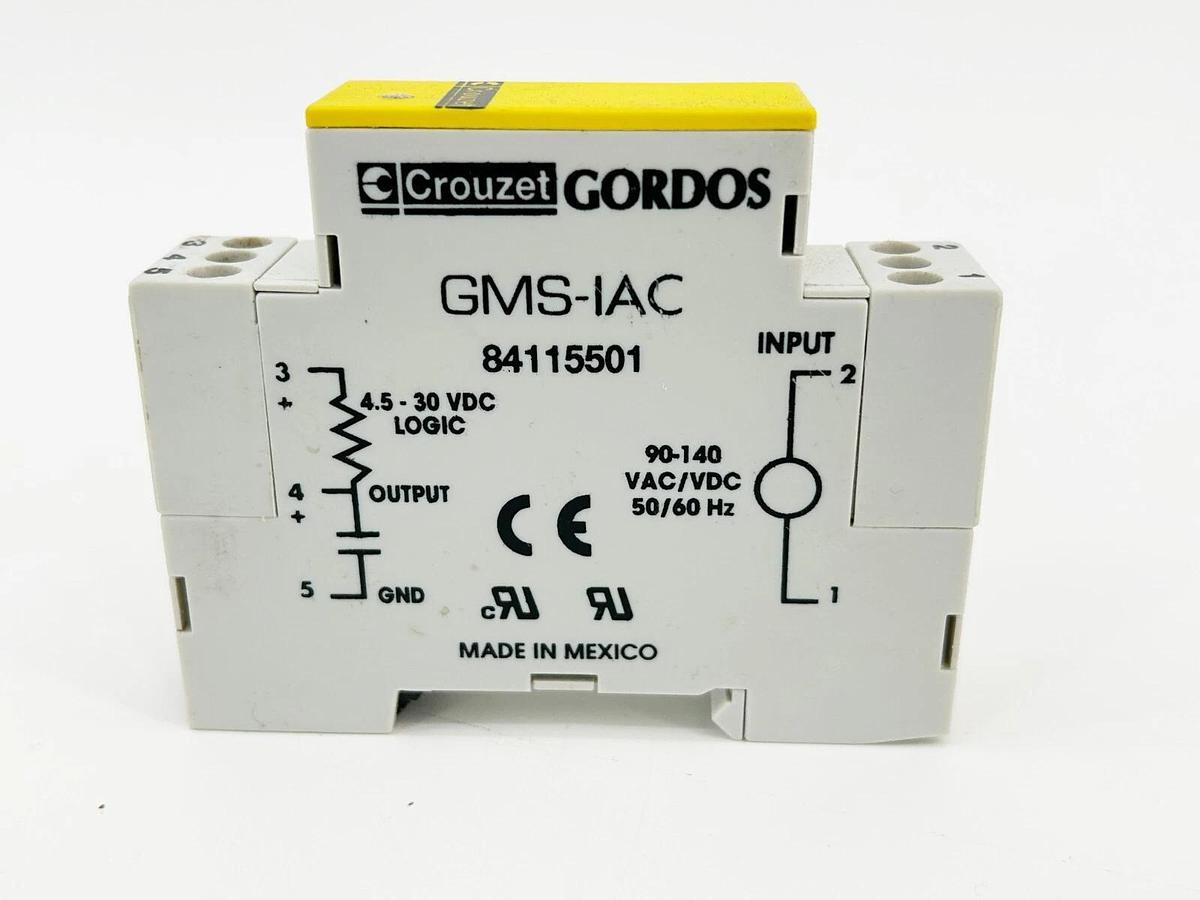 New Crouzet GMS-IAC Digital Input Module 140V 50/60Hz Din Rail Mount