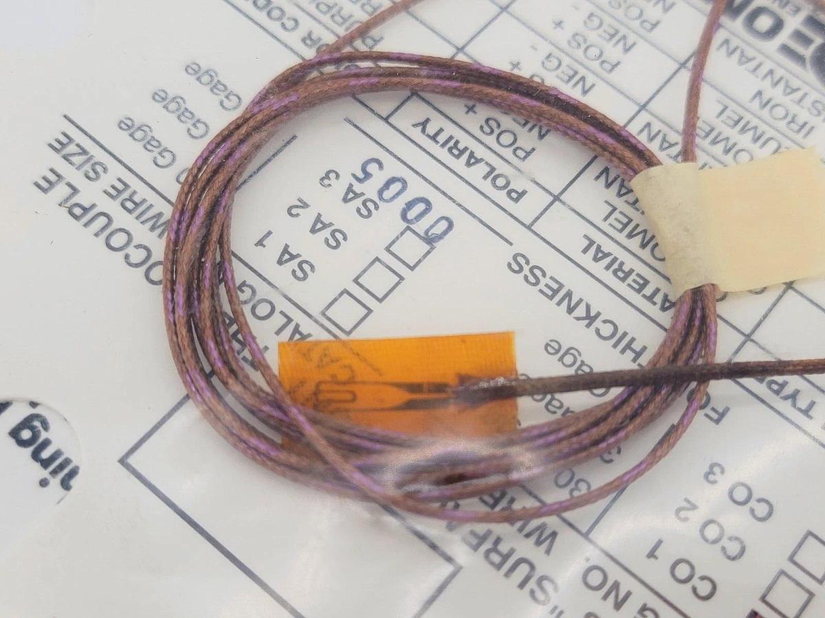 New Omega CO1-E Chromel Constantan Thermocouple 260C 40"