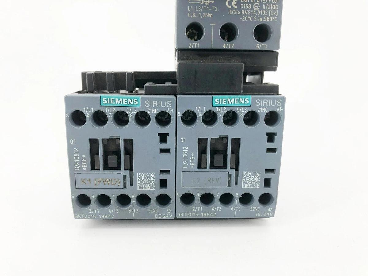 New Siemens 3RA22101FA-152BB4 Reversing Starting 3.5-5A 24VDC Rev. S00