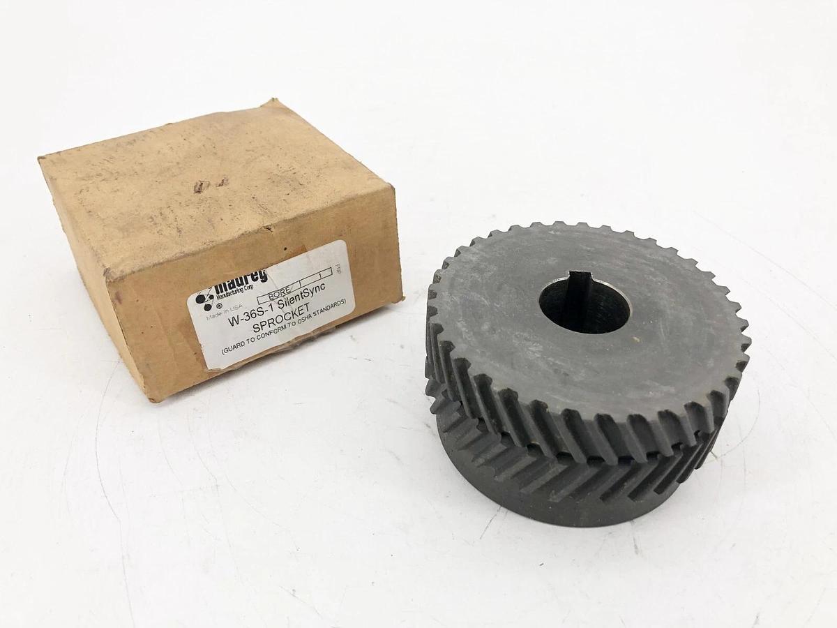 New Maurey W-36S-1 SilentSync Belt Sprocket 1" Bore