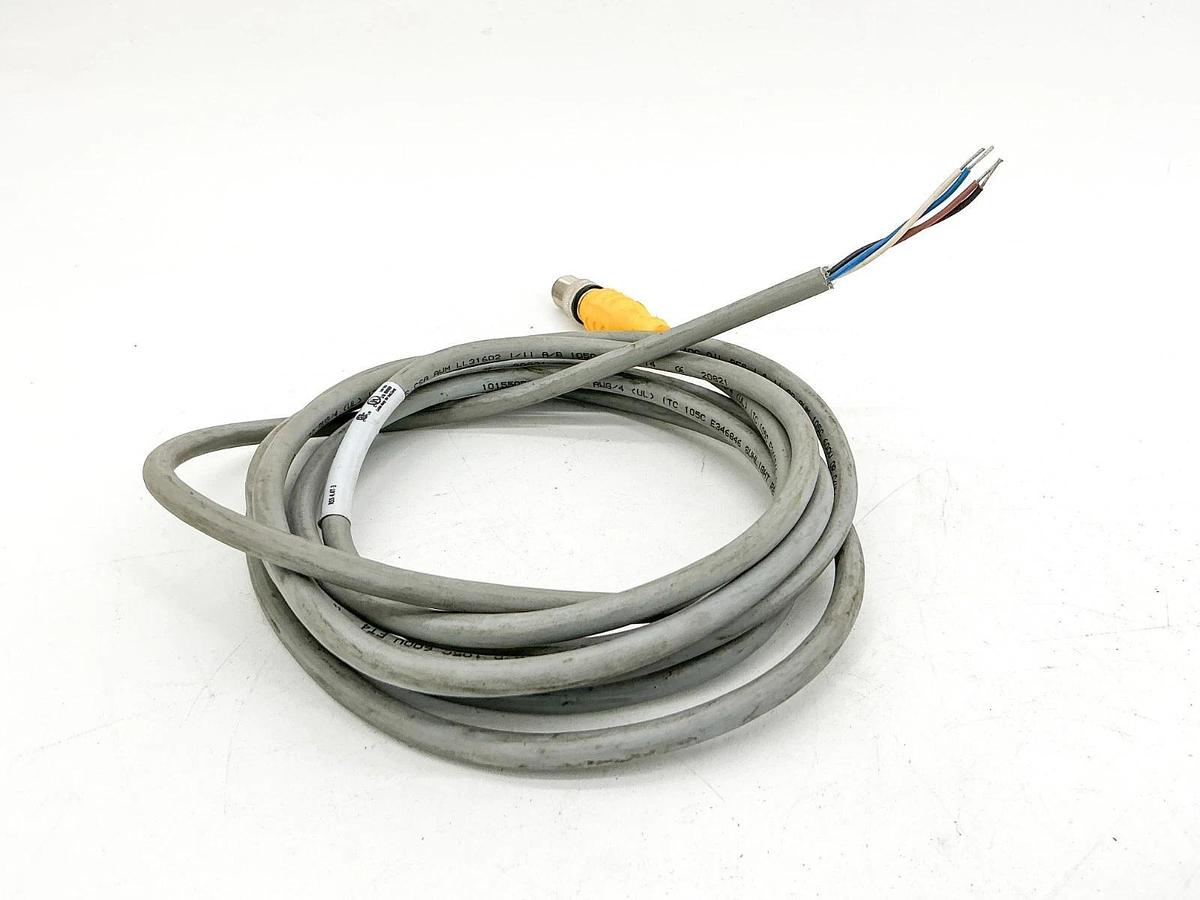 New Turck RSS 4.4T-3 Euro-Fast QD Cordset U0369-22 - No Box