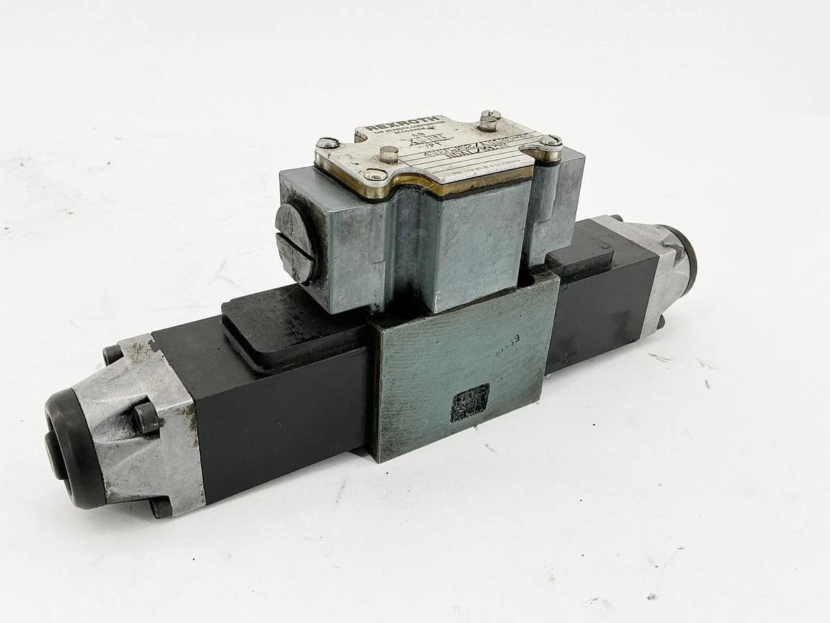 Used Rexroth 4WE6J52/AW120-60-NDAL/B10V Control Valve 120V 46VA 60Hz